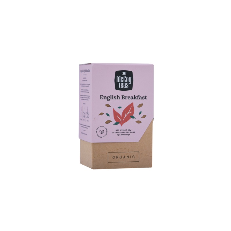 Mccoy Teas Organic English Breakfast Tea 40g | MCCOY Teas In Lebanon
