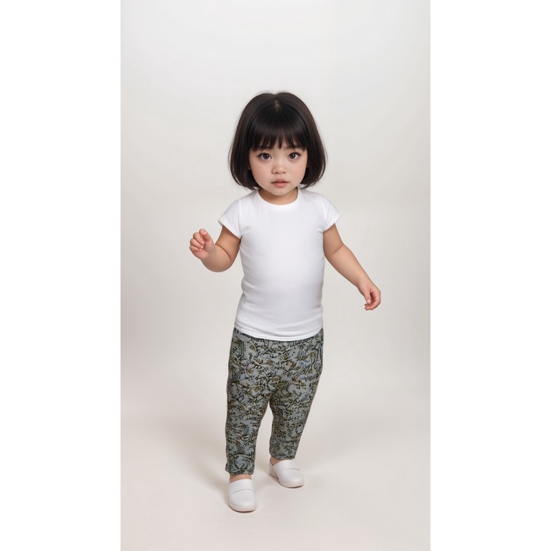 POMPdeLUX Girl’s Blue Eva Lt Jesrsey Leggings |POMPdeLUX in Lebanon