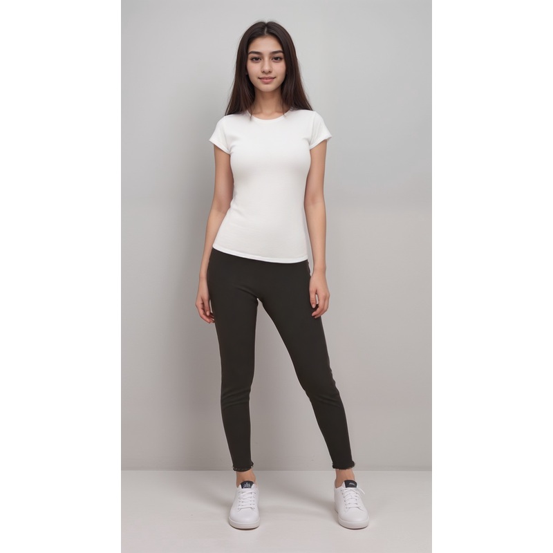 POMPdeLUX Girl’s Dark Brown Legging | POMPdeLUX in Lebanon