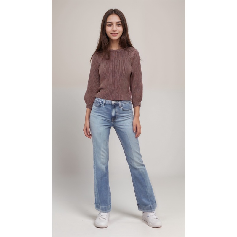 POMPdeLUX Girl’s Dark Purple Long Sleeve  Blouse | POMPdeLUX in Lebanon