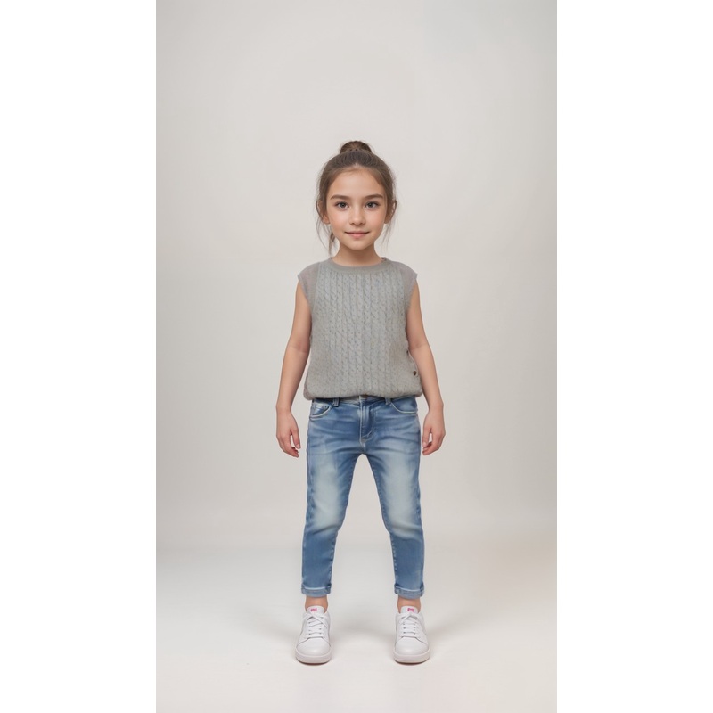 POMPdeLUX Girl’s Dusty Mint Maggie Knit Top| POMPdeLUX in Lebanon