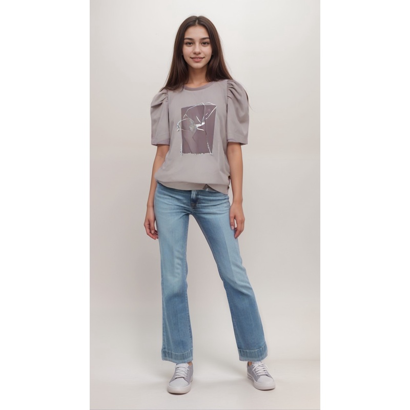 POMPdeLUX Girl’s Purple Jpsephine Short-Sleeve T-Shirt |POMPdeLUX in Lebanon