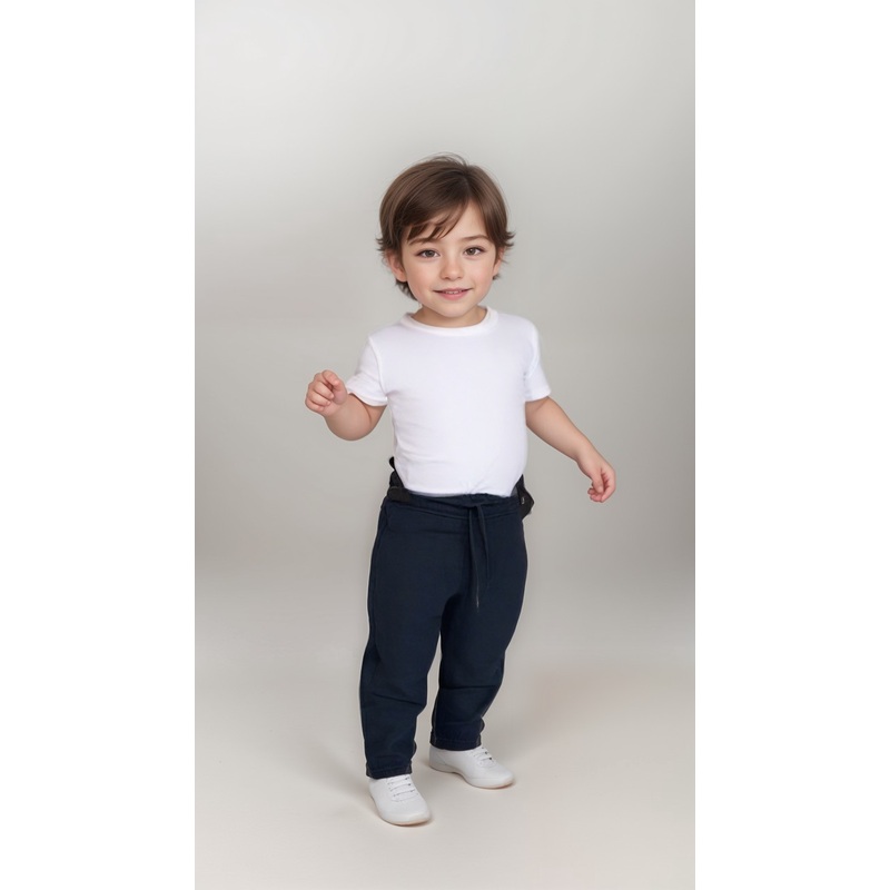 POMPdeLUX Baby Boy’s Navy Jogger Sweatpants | POMPdeLUX in Lebanon