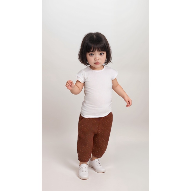 POMPdeLUX Baby Girl’s Brick  Quilted Sweatpants |POMPdeLUX in Lebanon