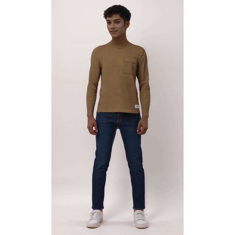 POMPdeLUX Boy’s Acorn Ecric Long-Sleeve Blouse |POMPdeLUX in Lebanon