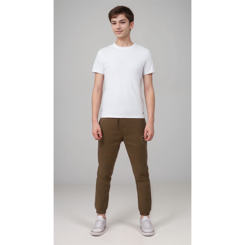 POMPdeLUX Boy’s Camel  Sweatpants |POMPdeLUX in Lebanon