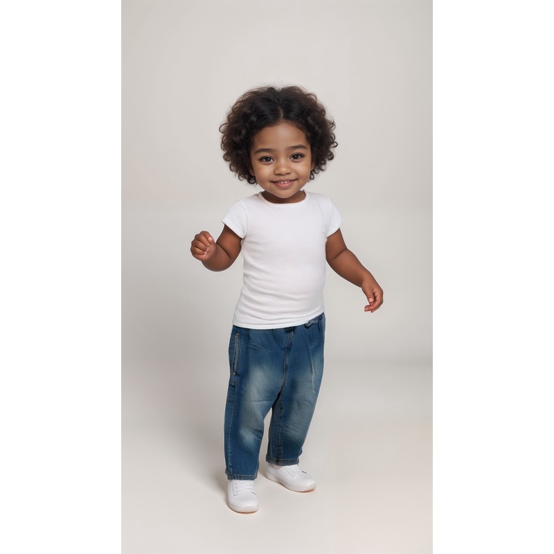 POMPdeLUX Girl’s Blue Denim Trousers |POMPdeLUX in Lebanon