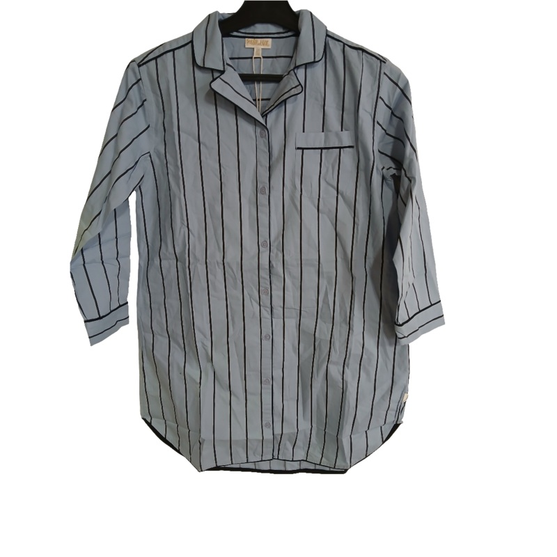POMPdeLUX Girl’s Blue Pyjamas Shirt Dress | POMPdeLUX in Lebanon