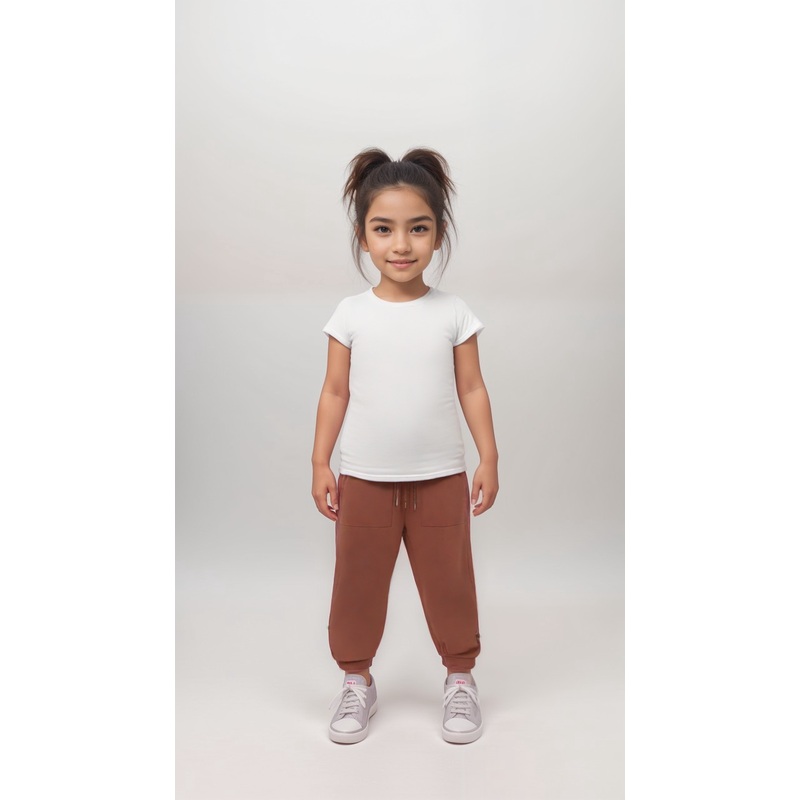 POMPdeLUX Girl’s Dusty Rose Jogger sweatpants | POMPdeLUX in Lebanon