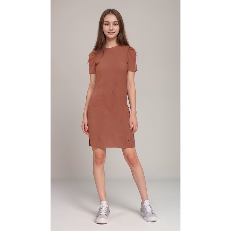 POMPdeLUX Girl’s Dusty Rose Short-Sleeve Dress |POMPdeLUX in Lebanon
