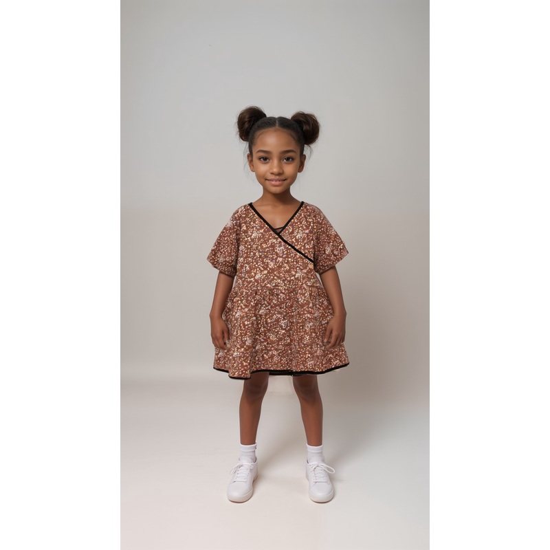 POMPdeLUX Girl’s Multicolor Quilted Dress  |POMPdeLUX in Lebanon