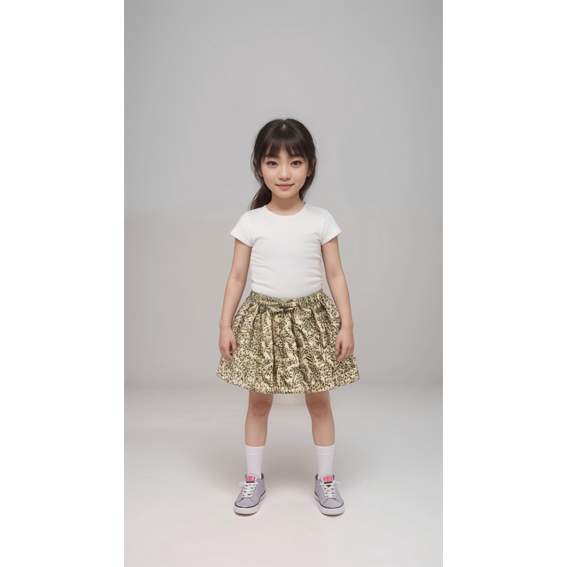 POMPdeLUX Girl’s Mushroom/Lilac Karolina Skirt  |POMPdeLUX in Lebanon