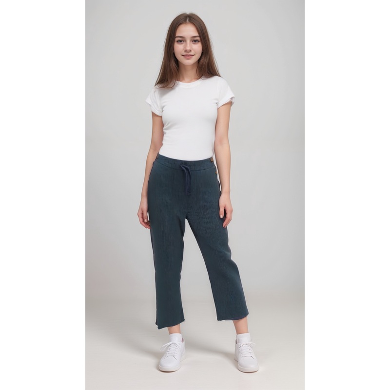 POMPdeLUX Girl’s Navy Blue Marie Trouser | POMPdeLUX in Lebanon