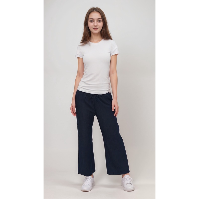 POMPdeLUX Girl’s Navy Blue Naja Trouser | POMPdeLUX in Lebanon