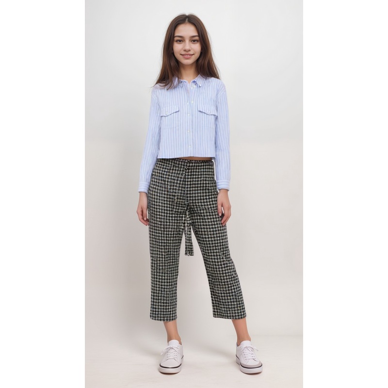 POMPdeLUX Girl’s Navy/Mushroom Klaudia Trousers  |POMPdeLUX in Lebanon