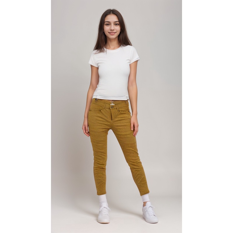 POMPdeLUX Girl’s Orange Straight Pants |POMPdeLUX in Lebanon