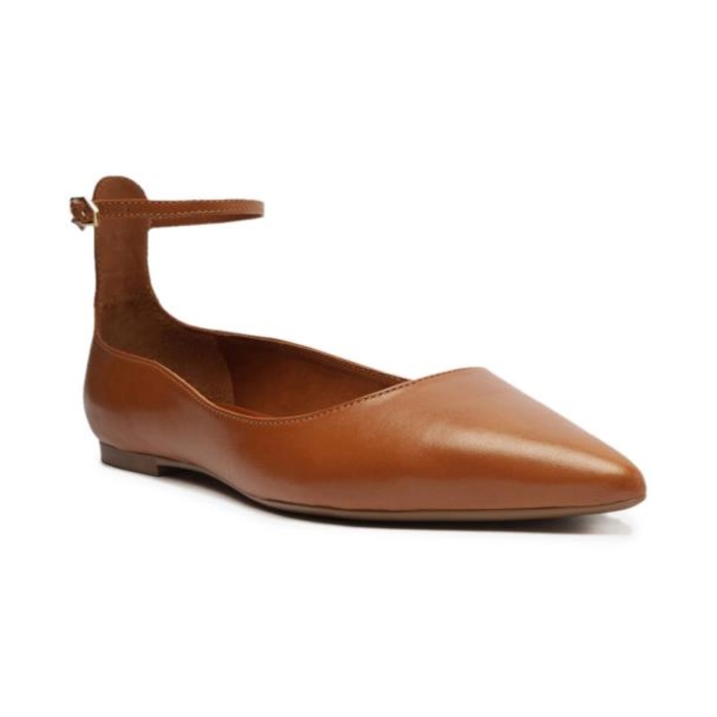 Arezzo Women’s Madison Ballet Flats, Brown, 6.5M