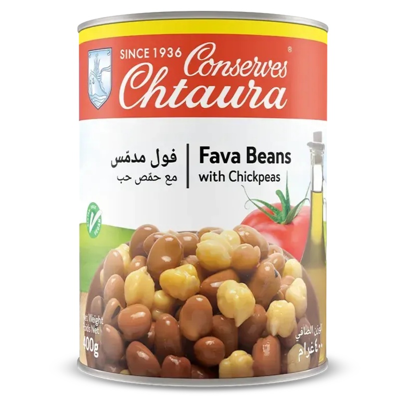 Conserves Chtoura Fava Beans & Chickpeas 400g | Conserves Chtoura In Lebanon