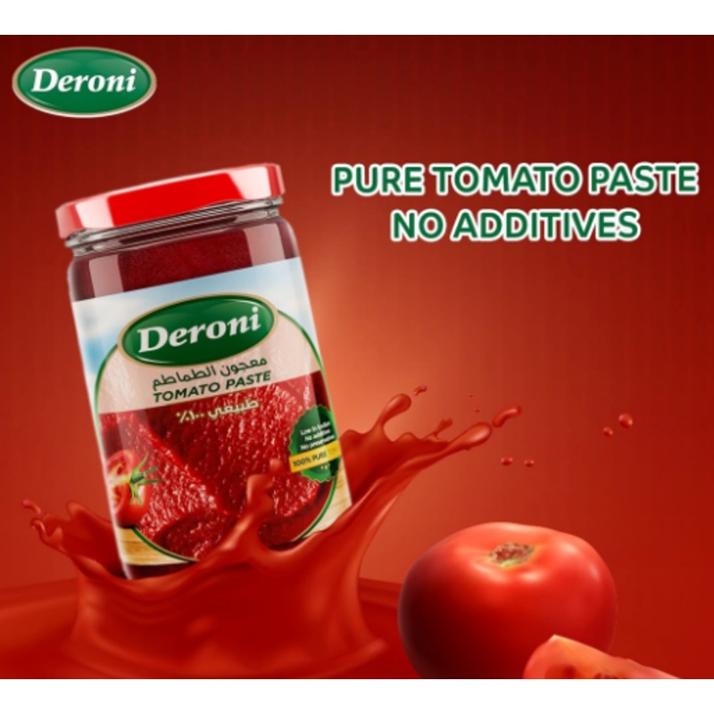 Deroni Tomato Paste 1350g | Deroni In Lebanon