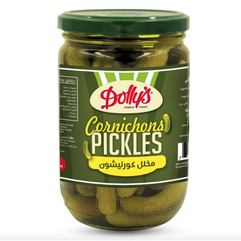 Dolly’s Cornichons Pickles 640g | Dolly’s In Lebanon