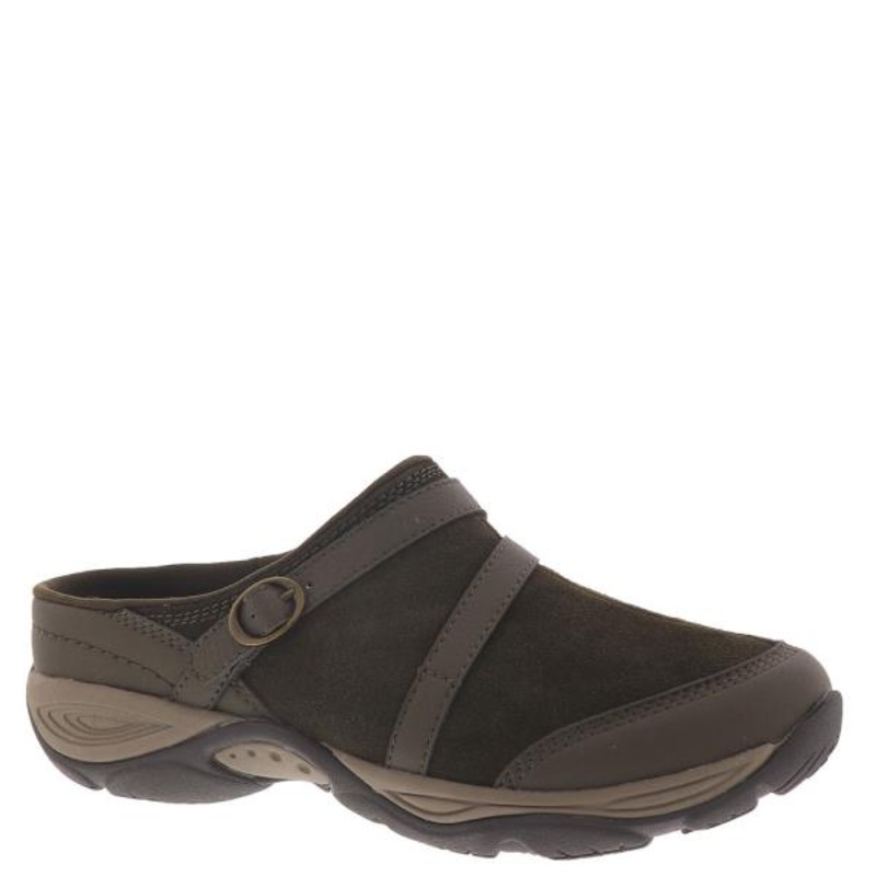 Easy Spirit Women’s Equinox Round Toe Slip-on Casual Mules – Green
