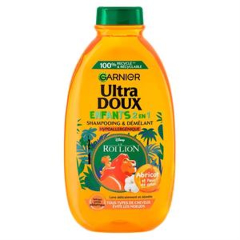 Garnier Ultra Doux Kids 2in1 Shampoo Apricot & Cotton Flower 600ml | Garnier In Lebanon