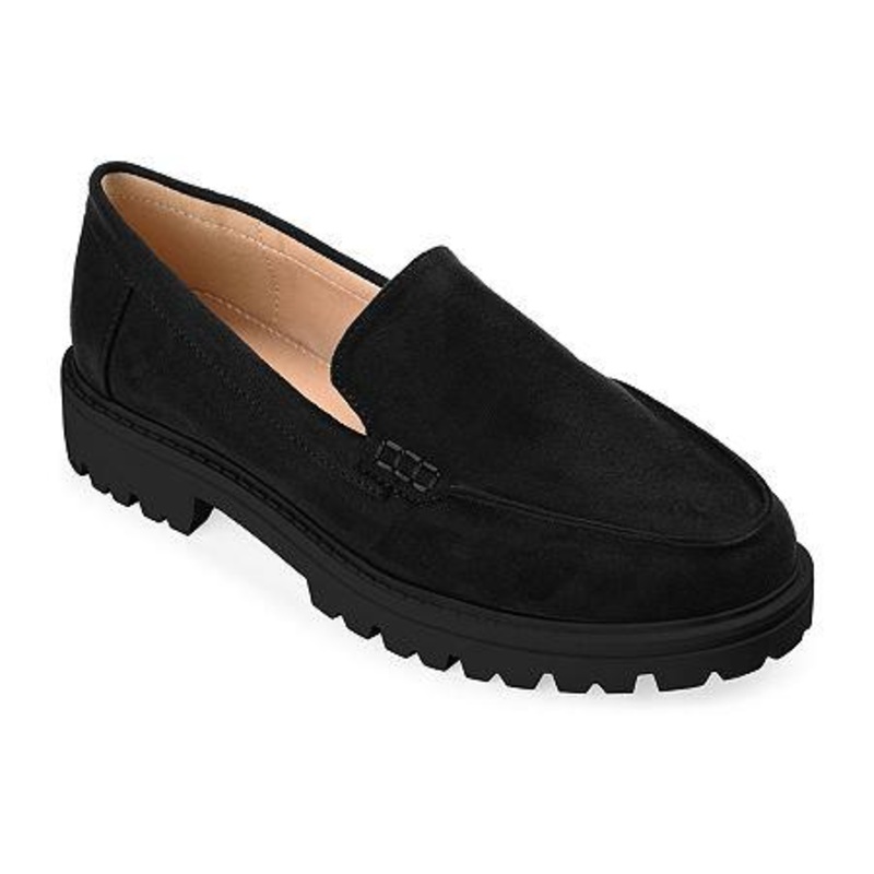 Journee Women’s Erika Loafers (Black Synthetic)