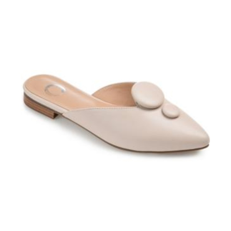 Journee Women’s Mallorie Mule Shoes (Nude Synthetic)