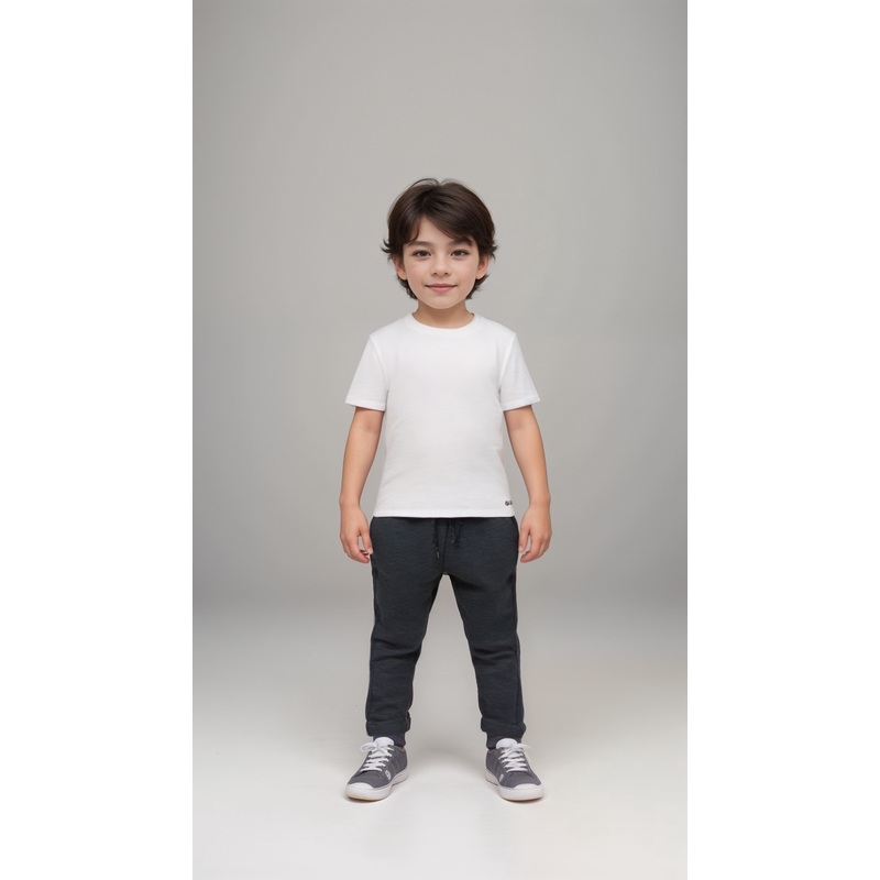 POMPdeLUX Boy’s Navy Blue Gabriel Pull On Sweatpants |POMPdeLUX in Lebanon