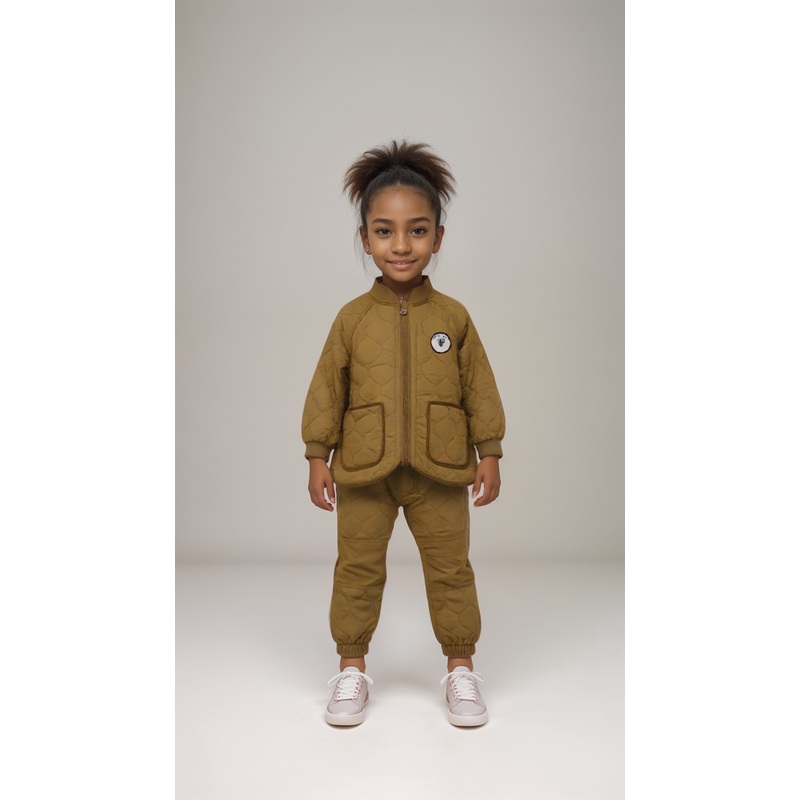 POMPdeLUX Girl’s Brown Anna Thermo Set |POMPdeLUX in Lebanon