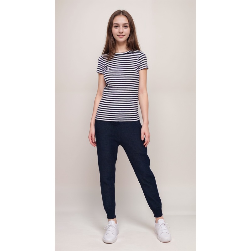 POMPdeLUX Girl’s Navy Blue Wool Sweatpants | POMPdeLUX in Lebanon