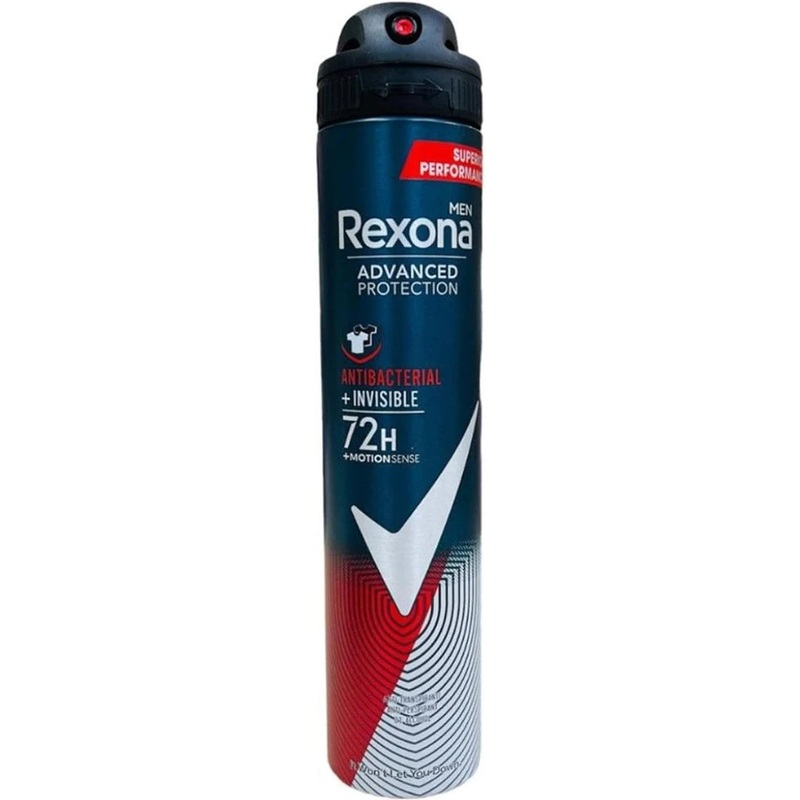 Rexona Men Advanced Protection Antibacterial Invisible Deodorant Spray 200ml | Rexona In Lebanon