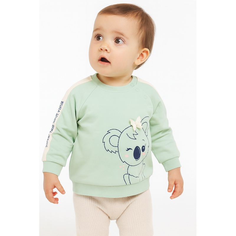 S.Oliver Baby Girl’s Mint Long-Sleeve Sweatshirt |S.Oliver in Lebanon
