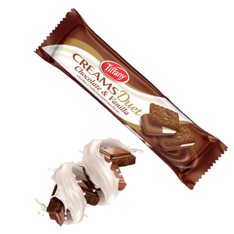 Tiffany Creams Duet Chocolate & Vanilla 80g | Tiffany In Lebanon