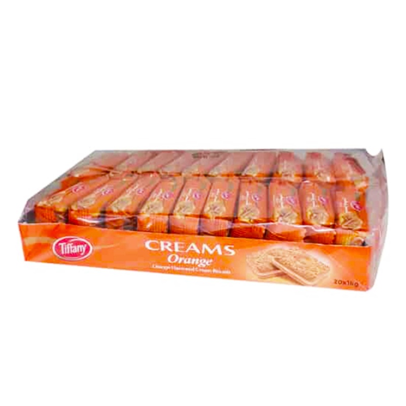 Tiffany Creams Orange Biscuits 20x16g | Tiffany In Lebanon
