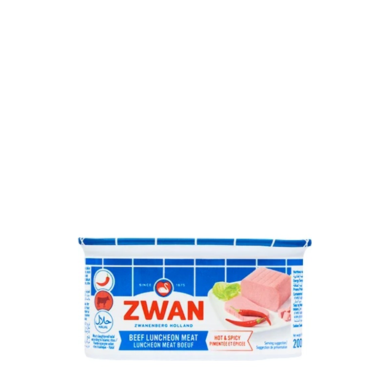 Zwan Beef Luncheon Meat Hot & Spicy 200g