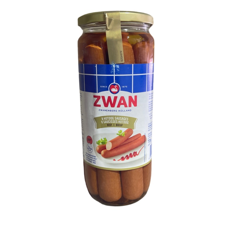 Zwan Hotdog Sausages Beef 8pcs 1030g | Zwan In Lebanon