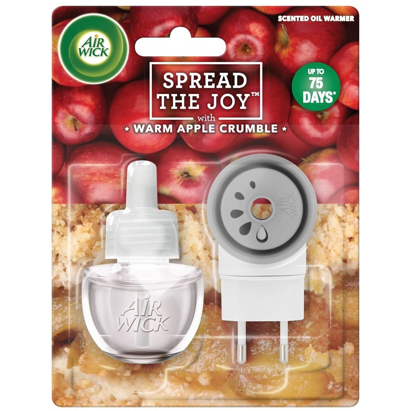 Air Wick Life Scents Freshly baked apple pie electric air freshener complete 19ml | Air Wick In Lebanon