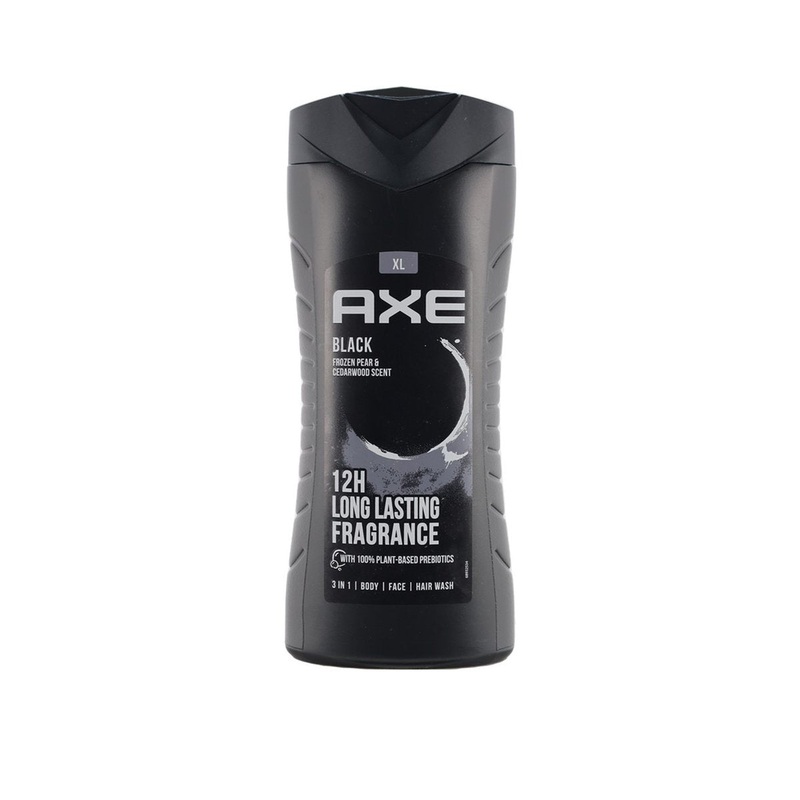 Axe Black 12h Long Lasting Fragrance 3-In-1 Body Wash For Men 400ml | Axe In Lebanon