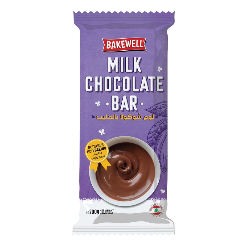 Bakewell Milk Chocolate Bar 200g | Bakewell In Lebanon