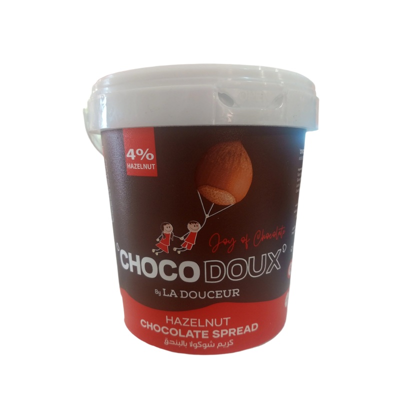ChocoDoux Hazelnut Chocolate Spread (4% Hazelnut) 1Kg | ChocoDoux In Lebanon