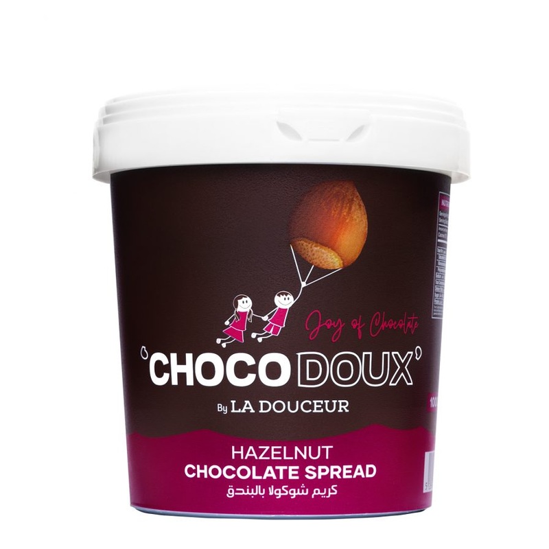 ChocoDoux Hazelnut Chocolate Spread (8% Hazelnut) 1Kg | ChocoDoux In Lebanon