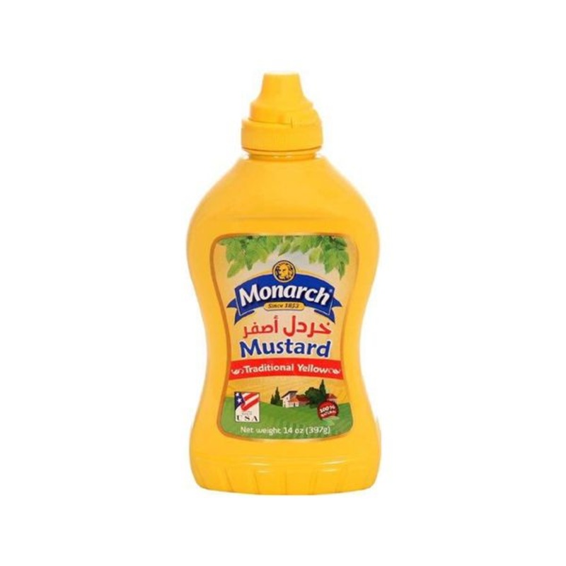 Monarch Mustard Sauce Squeeze 397g (10% Off) | Monarch In Lebanon