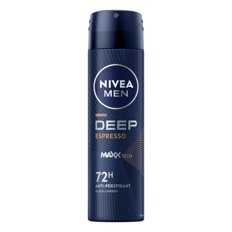 Nivea Men Deep Black Carbon Spray Deo 150ml | Nivea In Lebanon