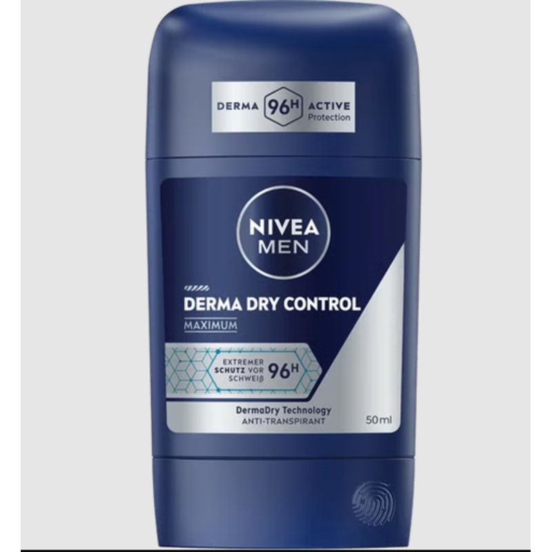 Nivea Men Derma Dry Control Anti-Perspirant Deodorant Stick 50ml | Nivea In Lebanon
