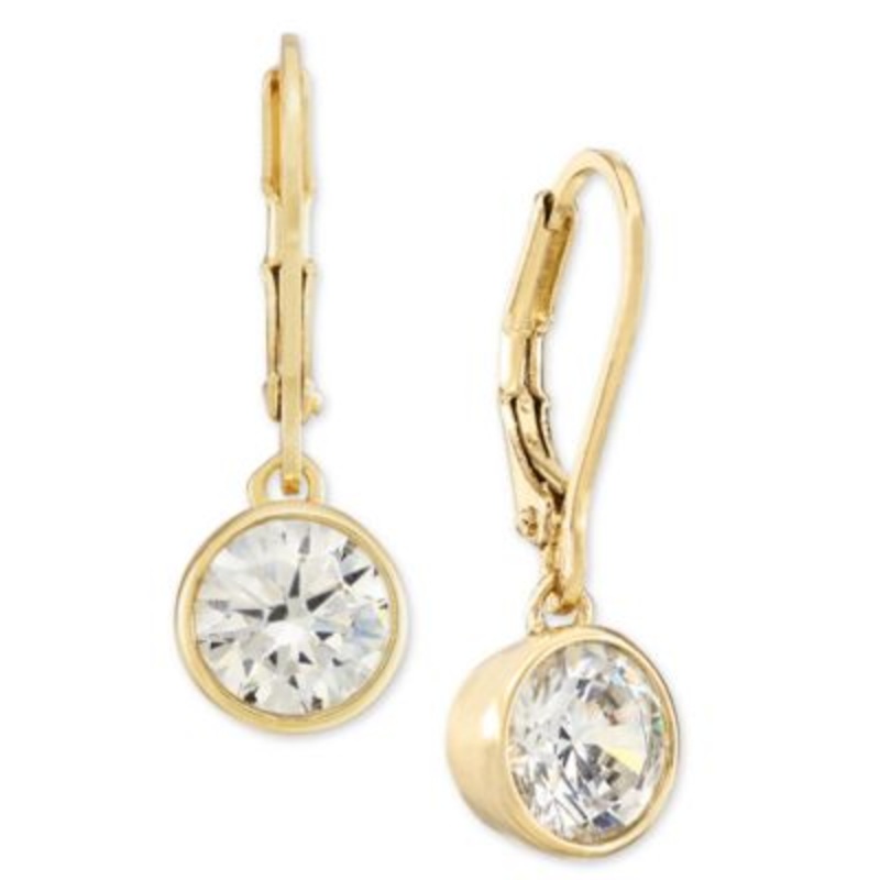 ON 34TH Women’s Gold Stone Drop Earrings | ON 34TH in Lebanon