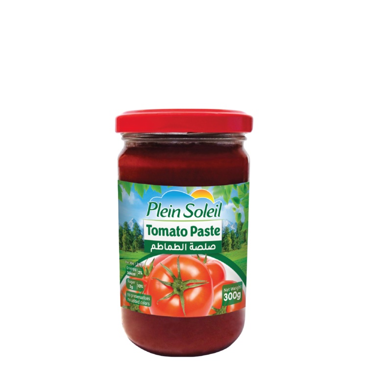 Plein Soleil Tomato Paste Glass Jar 300g | Plein Soleil In Lebanon