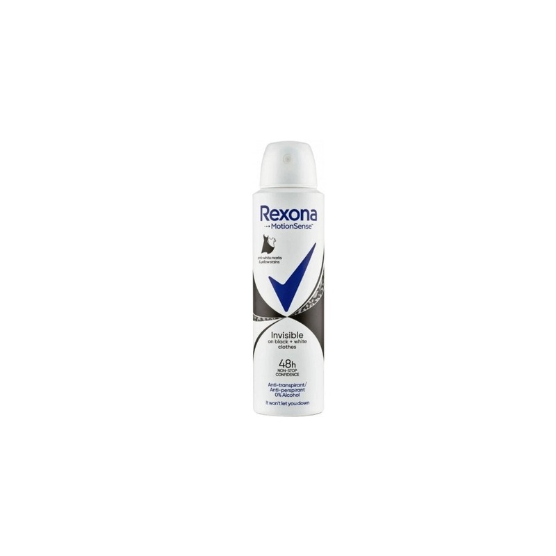 Rexona Women Motion Sense Invisible On Black + White Clothes Deodorant 200ml | Rexona In Lebanon