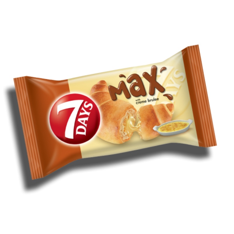7 Days Max Croissant With Cream Brulee Flavour 92g | 7 Days In Lebanon