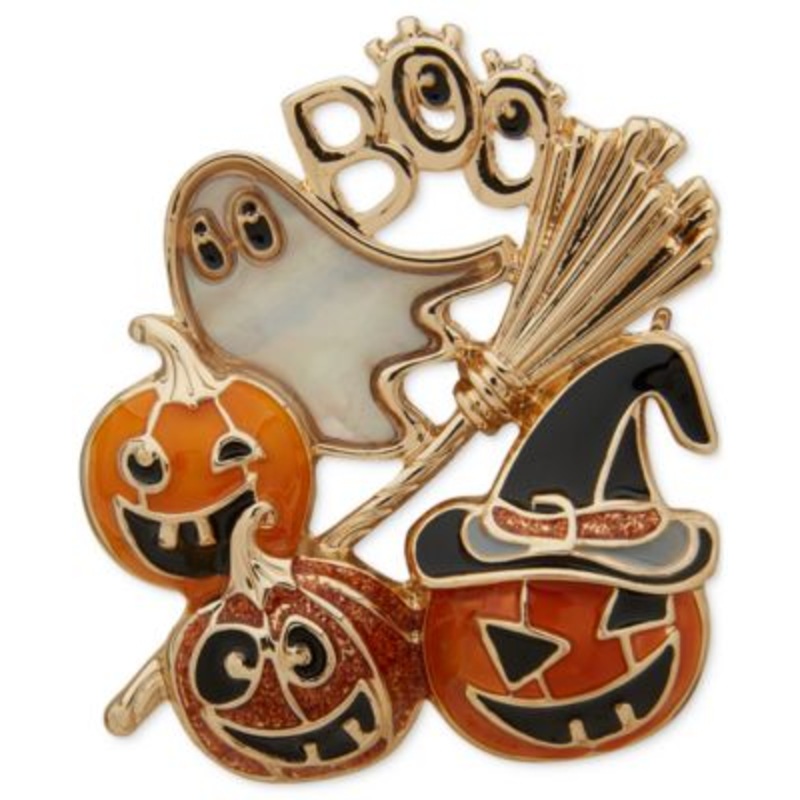 Anne Klein Women’s Gold Halloween Multicolor Brooch Pin |Anne Klein in Lebanon